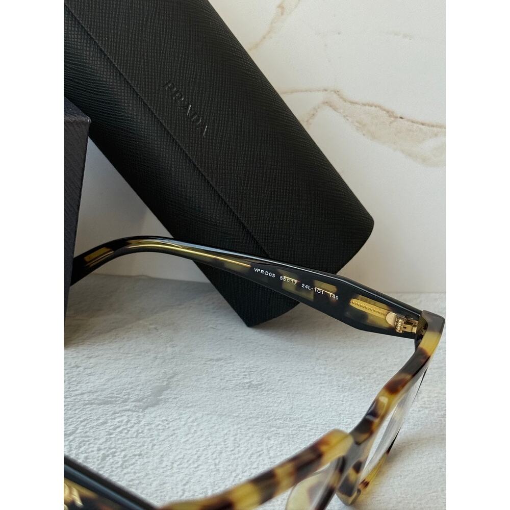 NEW Prada PR D02V Tortoise Brown Rectangular Frames - Picture 7 of 7